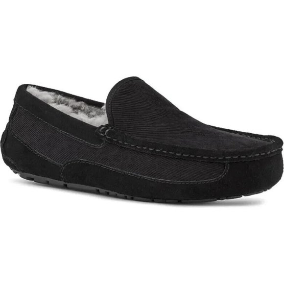 UGG Shoes Ugg Ascot Corduroy Shearling Slippers Mens Poshmark